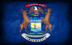 Michigan state flag