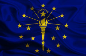 Indiana State Flag Scaled